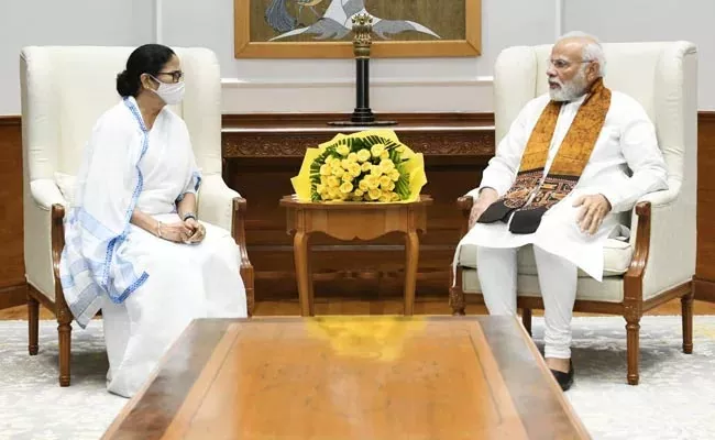 Bengal CM Mamata Banerjee Meets Prime Minister Narendra Modi - Sakshi