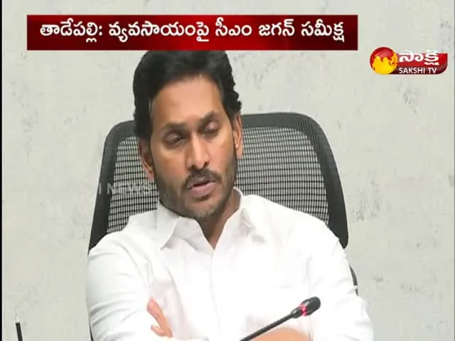 AP CM YS Jagan Review Meeting On Agriculture Department