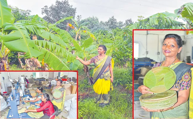 Madhavi Vippulancha: Co Founder of Vistaraku and Organic Leaf Tableware - Sakshi