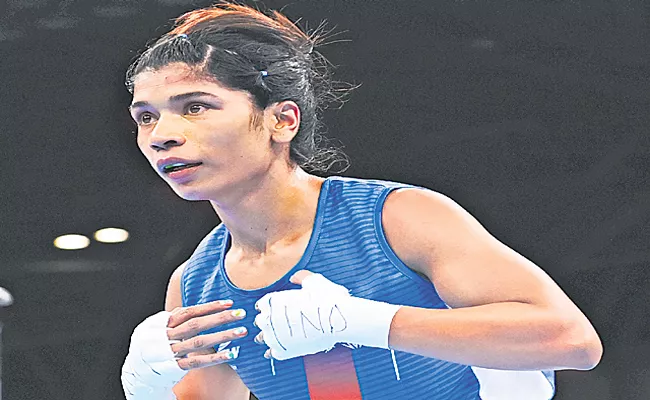 Commonwealth Games 2022: Nikhat Zareen, Amit Panghal, Nitu qualify for finals - Sakshi