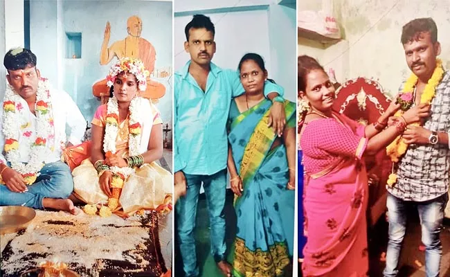 Man Marries Four Women At Narayanpet - Sakshi