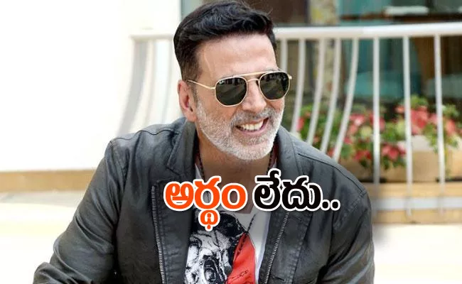 Akshay Kumar Says Mischievous People Are Boycotting Films - Sakshi