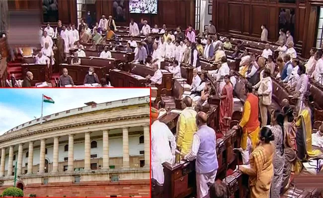 Monsoon Session of parliament 2022 adjourned Ahead Again - Sakshi