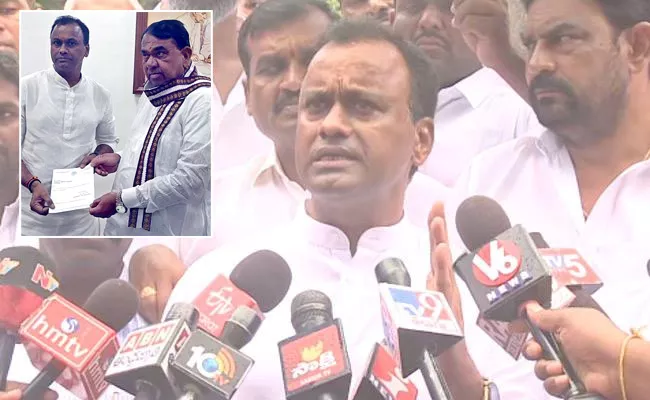 Komatireddy raj Gopal Reddy Comments Before Resignation Submit to Speaker - Sakshi