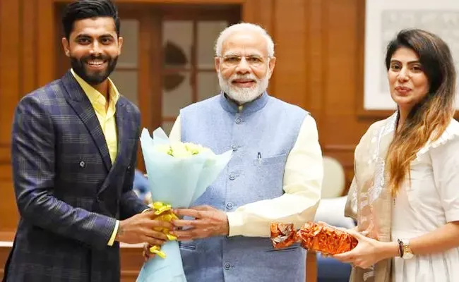 PM Modi Praises Ravindra Jadeja Wife For Opening 101 Sukanya Samriddhi Accounts - Sakshi