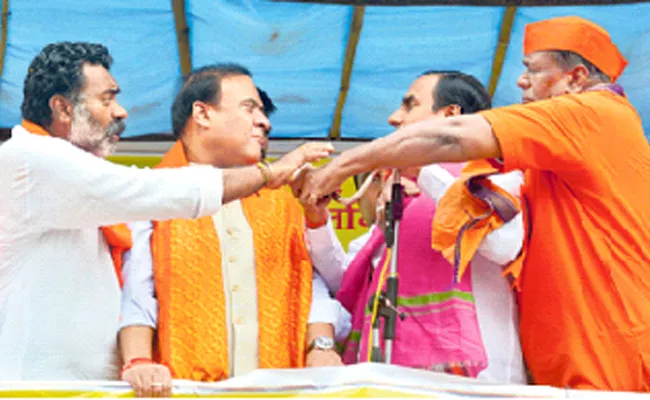 Assam CM Himanta Biswa Sarma Security Was Violated In Telangana - Sakshi