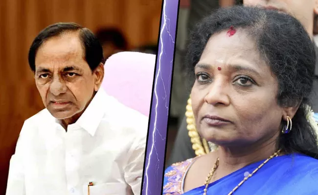 Governor Tamilisai Soundararajan Political Criticism Of KCR - Sakshi