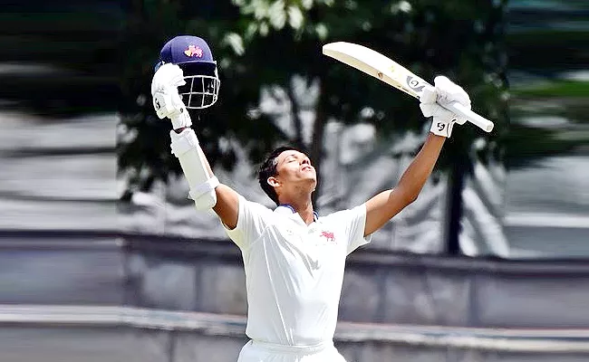 Yashasvi Jaiswal slams Double Century against North East Zone In DuleepTrophy - Sakshi