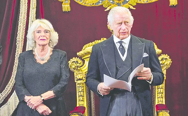 King Charles III proclaimed Britain monarch in historic ceremony - Sakshi