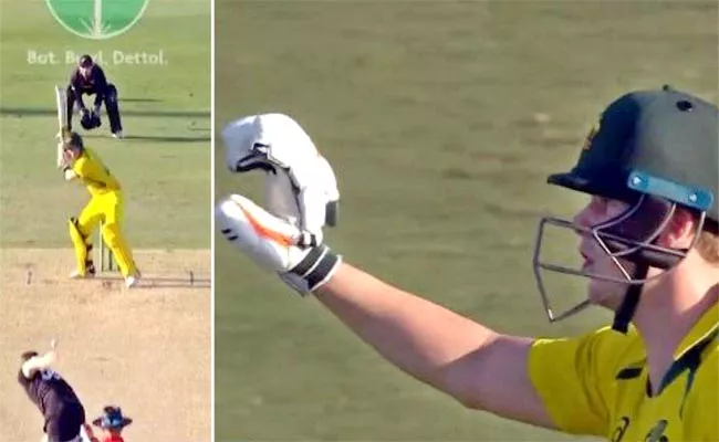 Steve Smith Hit Six knowing Its-No-Ball Ask Umpire Count No-Of Fielders - Sakshi