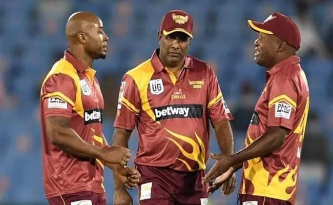 West Indies Legends Beat Bangladesh Legends By 6-Wkts RSWS 2022 - Sakshi