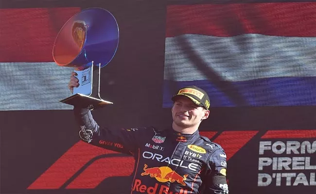 Max Verstappen wins Italian Grand Prix 2022 - Sakshi