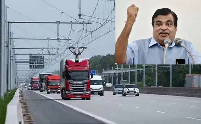 India to SOON have electric highwayssolar energy to charge EVs Nitin Gadkari - Sakshi