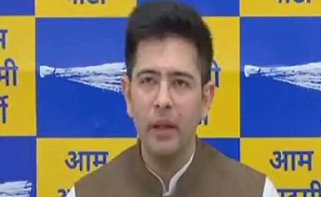 AAP MP Raghav Chadha Tweet Vote For Congress Elect Future BJP MLA - Sakshi