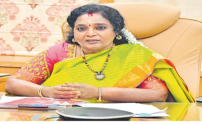 Governor Tamilisai Soundararajan Meeting With Red Cross Society - Sakshi