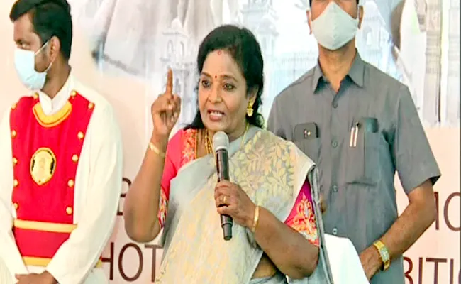 Tamilisai Soundararajan Inaugurate Exhibition At Parade Grounds - Sakshi