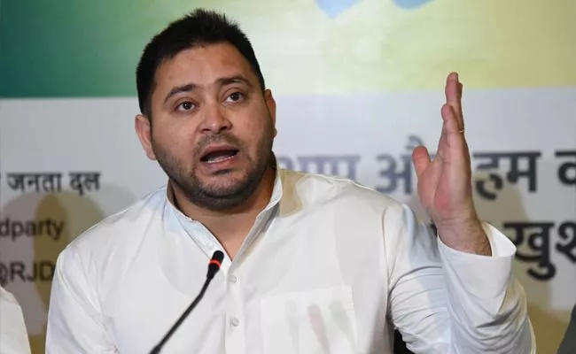 If Rape Happens Is It Their CM Who Is Doing It Tejashwi Hits Back BJP - Sakshi