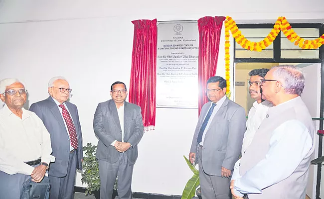 Hyderabad: Justice Jeevan Reddy Center For International Trade And Business Law  Launches - Sakshi