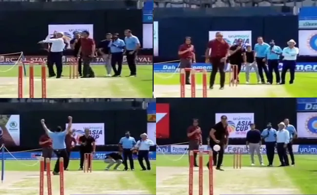 IND-Pak Legendary Cricketers Recreate 2007 T20 WC Bowl-Out Viral - Sakshi