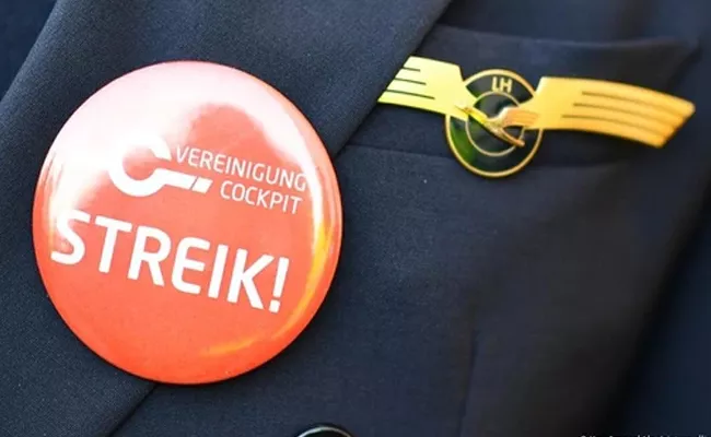 Lufthansa Pilots Union Vereinigung Cockpit Called For The Strike - Sakshi