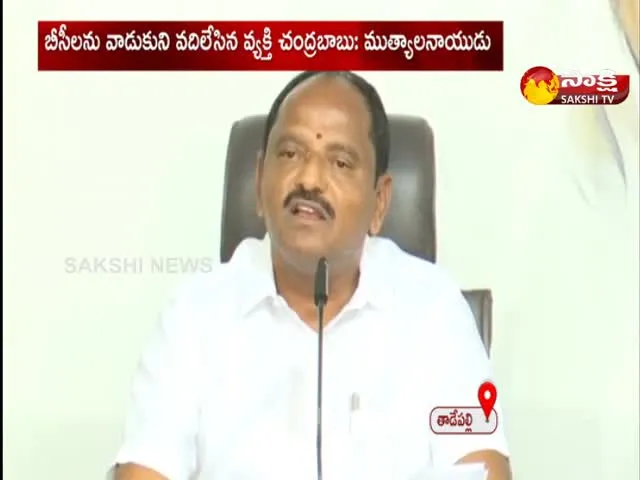 Mutyala Naidu Fires On Chandrababu Naidu