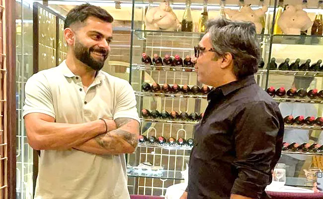 Indian entrepreneur Ashneer Grover meets Virat Kohli Photo Viral - Sakshi