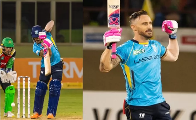 CPL 2022 GAW Vs SLK: Du Plessis Century Goes Vain GAW Won By 6 Wickets - Sakshi