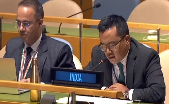 India Strong Counter To Pakistan Prime Minister Peace Remarks At UN - Sakshi