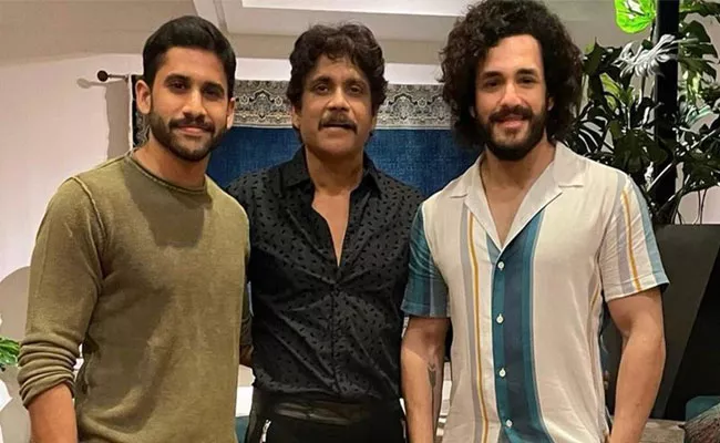 Naga Chaitanya And Akhil Turns Chief Guest For The Ghost Movie - Sakshi