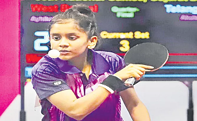 National Games 2022: Akula Sreeja won two silver medals - Sakshi