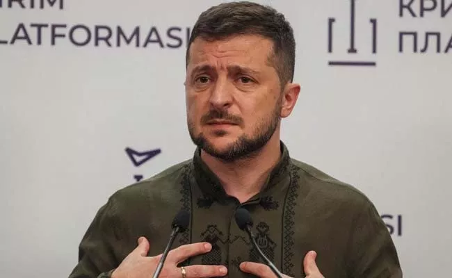 Zelensky Said Im In Shock On Israels Failure To Give Ukraine Weapons - Sakshi