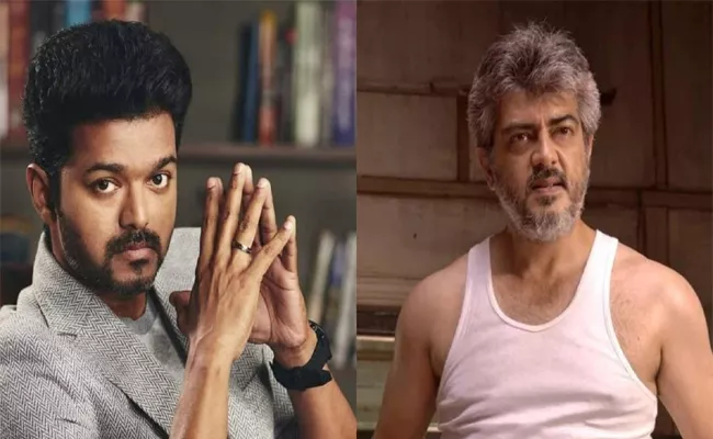 Thalapathy Vijay and Ajith Kumar Fans get into Ugly War - Sakshi