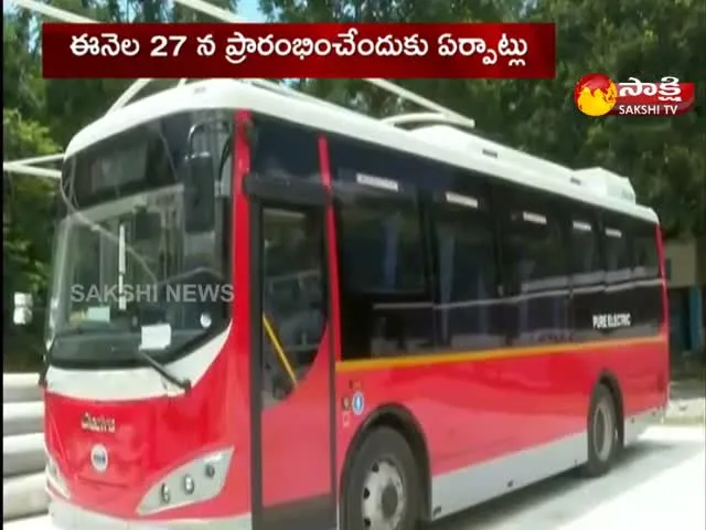 50 Electric Buses In Alipiri Bus Depot