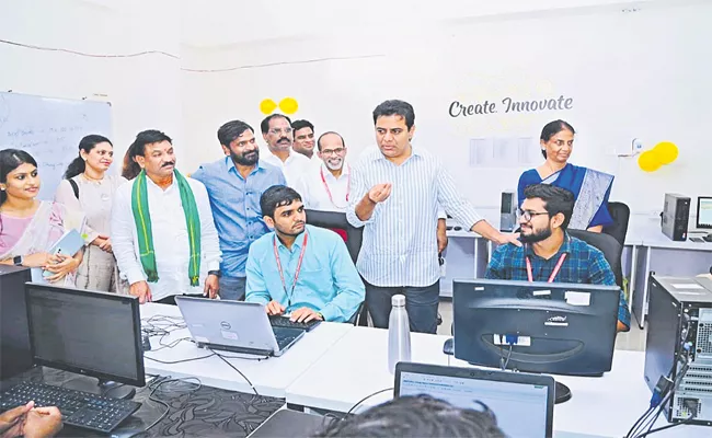 KTR Calls NRIs To Set Up IT Companies In Telangana - Sakshi