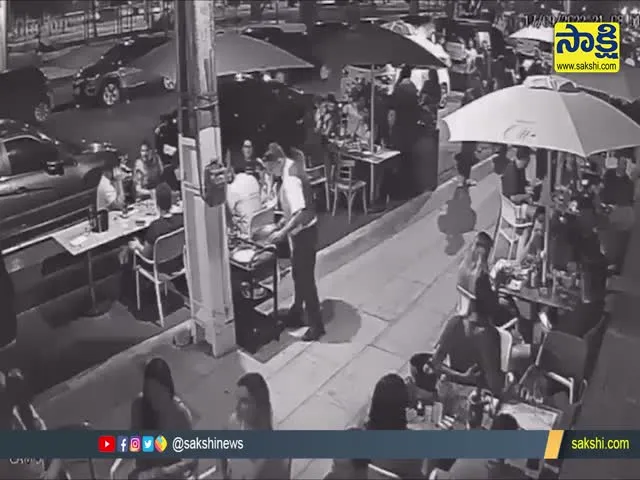 Viral Video: Diners Flee Outdoor Restaurant After Mistaking Runners For Robbers