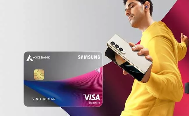 Samsung Axis Credit Card Launches Co Branded Cash Back Credit Card - Sakshi