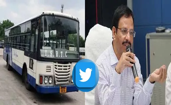 TSRTC MD Sajjanar Respond To Netizen Tweet On Bus Issue At Alwin Stop - Sakshi