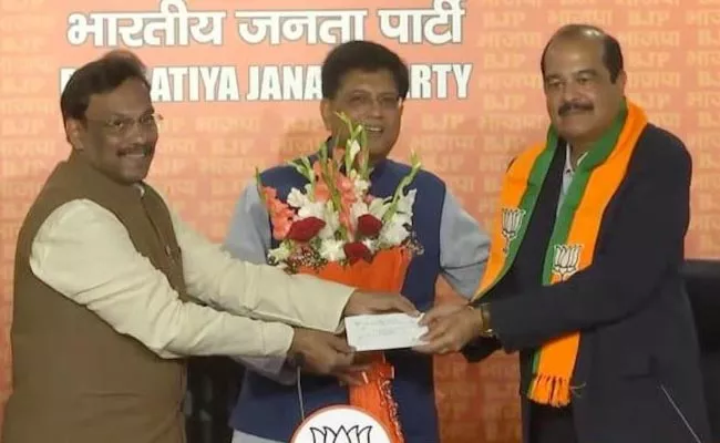 Congress Leader Harsh Mahajan From Himachal Joins BJP - Sakshi