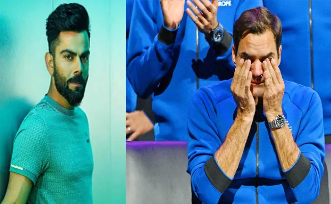 Virat Kohli Heartfelt Video Congratulating Roger Federer Goes Viral - Sakshi