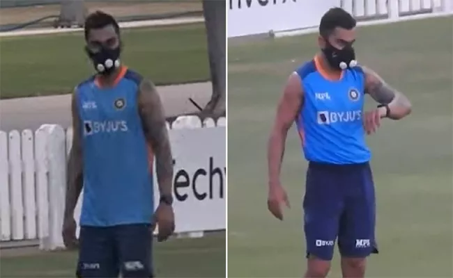 Asia Cup 2022: Virat Kohli Undergoes Unusual Training Wearing Special Mask Ahead Pakistan Clash - Sakshi