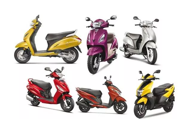 Electric scooters sales up by 10pc in Aug 2022 - Sakshi