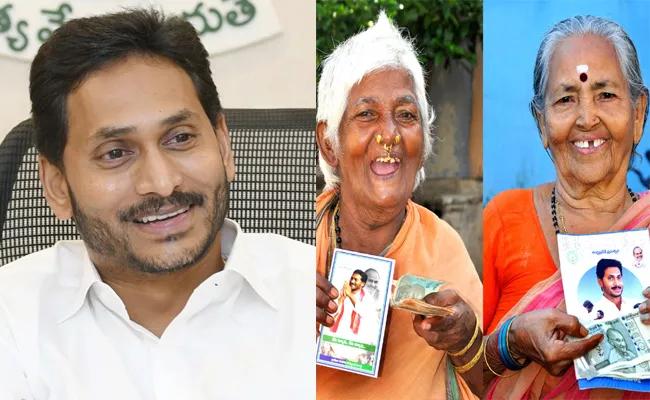 AP CM YS Jagan Govt Sincerity In YSR Pension Kanuka Distribution - Sakshi