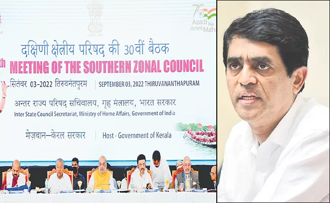 Buggana Rajendranath at meeting of Southern States Council - Sakshi