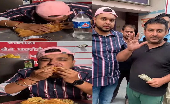 Delhi Blogger Eats 3 Kg Samosa In 5 Minutes Wins Rs 11000 Viral - Sakshi