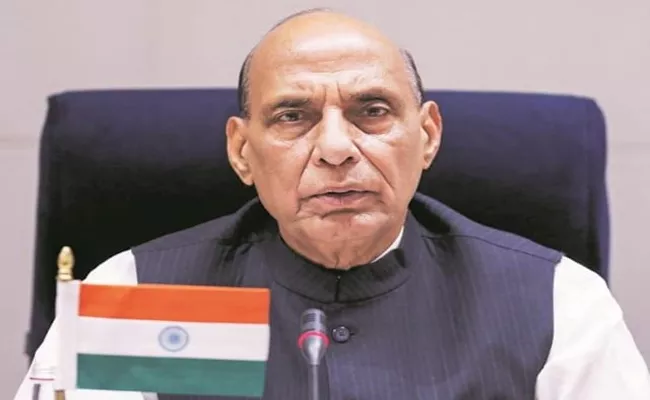 Defence Minister Rajnath to begin 5-day visit to Mongolia, Japan - Sakshi