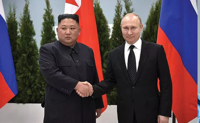 Putin Buying Artillery Shells From North Korea Kim Jong Un - Sakshi