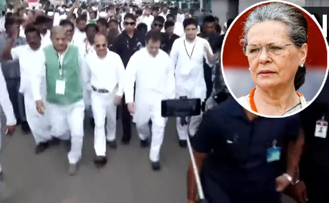 Sonia Gandhi Pens Letter Amid Congress Bharat Jodo Yatra Begins - Sakshi