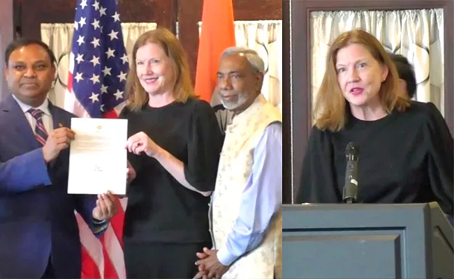 Jennifer Larson Fecilitated in America who appointed as the US Consulate General in Hyd - Sakshi