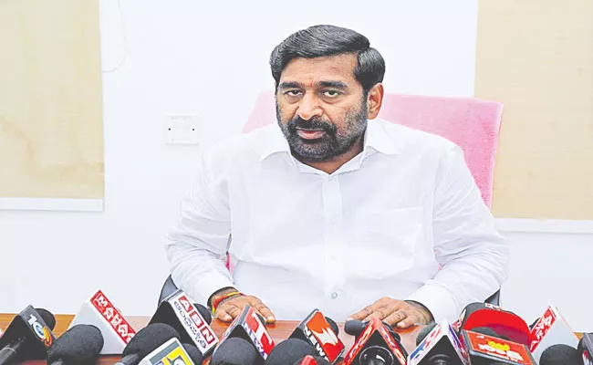 Minister Jagadish Reddy React On Nagarjuna Sagar Left Canal Collapse - Sakshi