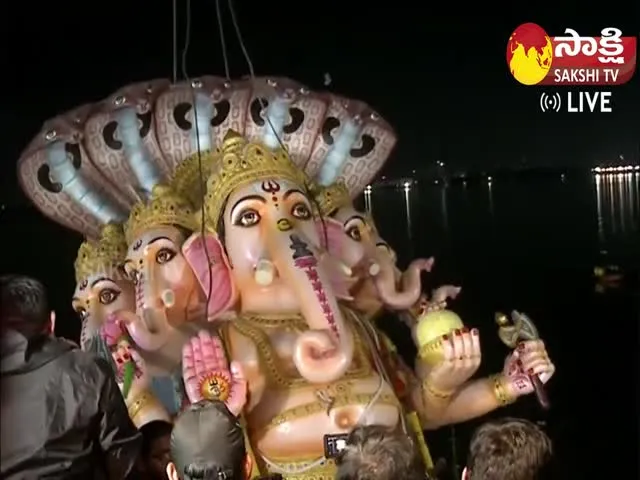 Hyderabad: Khairatabad Ganesh Nimajjanam 2022 At Tank Bund